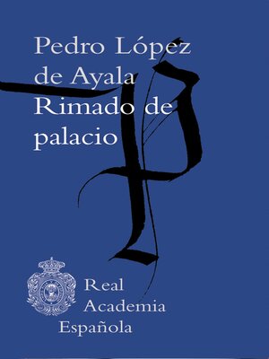 cover image of Rimado de palacio (Epub 3 Fijo)